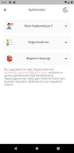 Gıda Katkı Maddeleri ekran görüntüsü