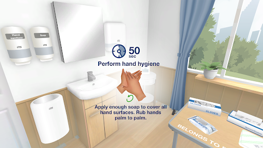 Tork VR Clean Hands Care Homes ekran görüntüsü