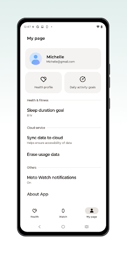 Moto Watch ekran görüntüsü
