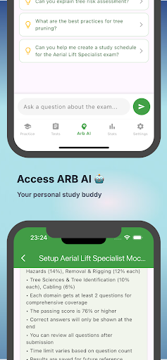 ISA Aerial Lift Flashcards ekran görüntüsü