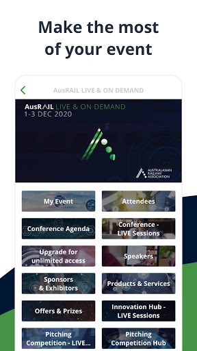 AusRAIL LIVE & On Demand ekran görüntüsü