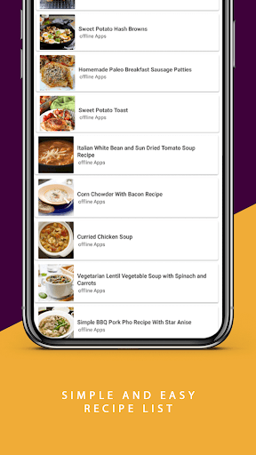 Diet Recipes Offline ekran görüntüsü