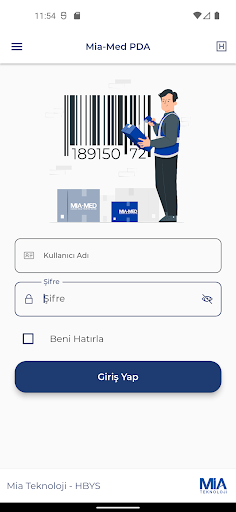Mia-Med PDA ekran görüntüsü