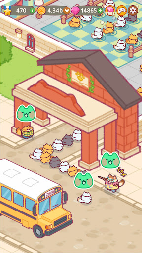 Cat School : Idle Cute Tycoon ekran görüntüsü