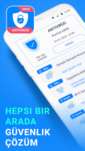 Antivirüs Virüs Temizliği VPN ekran görüntüsü