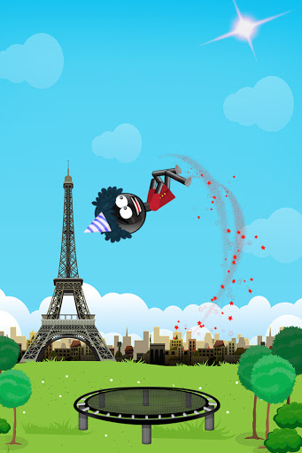 Crazy Stickman Jump and Flip ekran görüntüsü