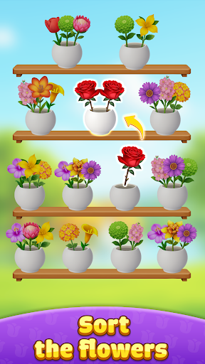 Flower Sort: Çiçek Bulmaca ekran görüntüsü