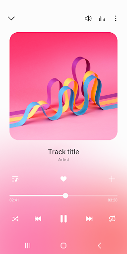 Samsung Music ekran görüntüsü