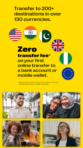 Western Union Money Transfer ekran görüntüsü