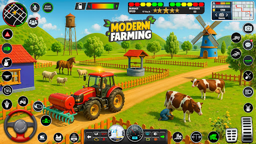 Tractor Farming Driving 3D ekran görüntüsü