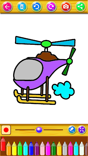 Vehicle Coloring &Drawing Book ekran görüntüsü