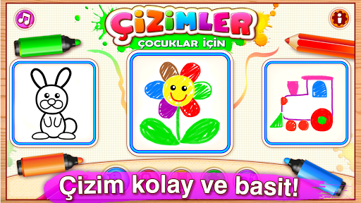 Resim çizme Oyunu Bebek Boyama ekran görüntüsü