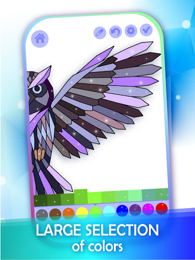 Poly Art Puzzle Coloring Book ekran görüntüsü