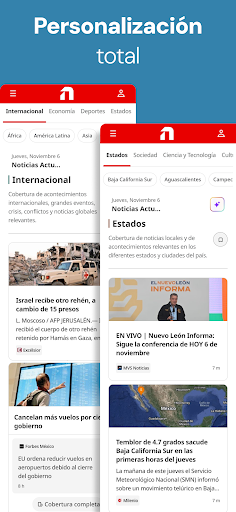 Noticias Actuales México ekran görüntüsü