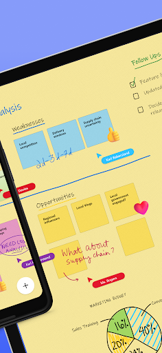 Microsoft Whiteboard ekran görüntüsü