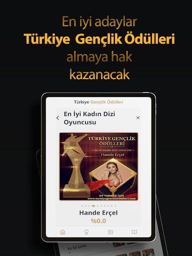 Türkiye Gençlik Ödülleri ekran görüntüsü