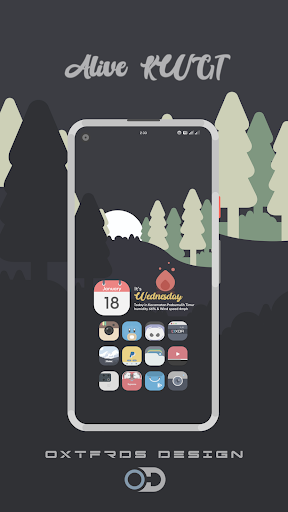 Alive KWGT ekran görüntüsü