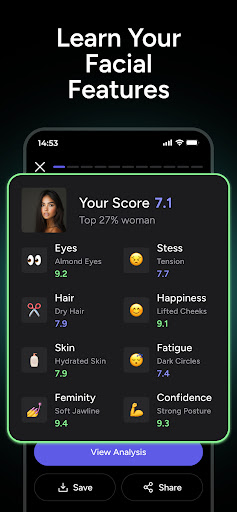 FaceIQ - AI Face Analyzer ekran görüntüsü