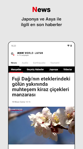 NHK WORLD-JAPAN ekran görüntüsü
