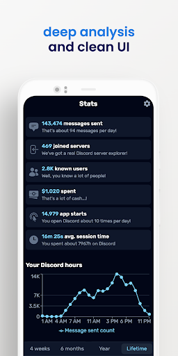 Dumpus - Stats for Discord ekran görüntüsü
