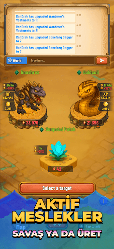 Rangard: AFK MMORPG ekran görüntüsü