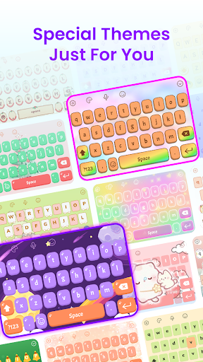 Keyboard Themes: Emoji & Fonts ekran görüntüsü