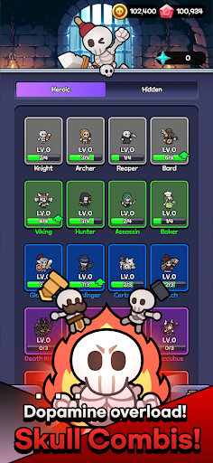 Skull Defense: Skeleton Battle ekran görüntüsü