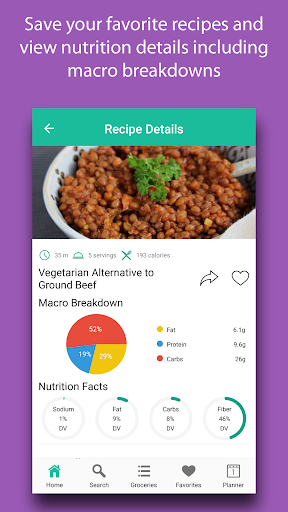 Healthy Meals - Recipes, Groce ekran görüntüsü