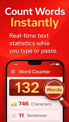 Word Counter & Character Count ekran görüntüsü