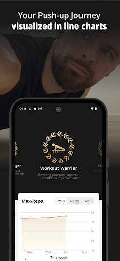GOLDEN Push-Ups Pushup Tracker ekran görüntüsü