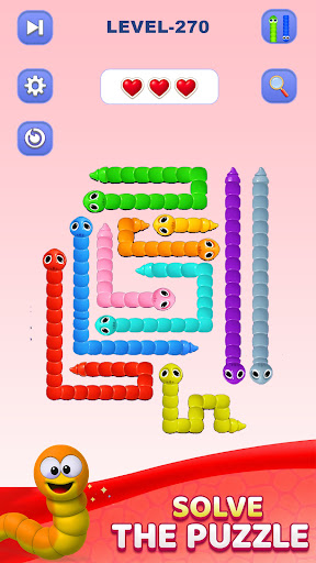 Wiggle Out:Snake Escape Puzzle ekran görüntüsü