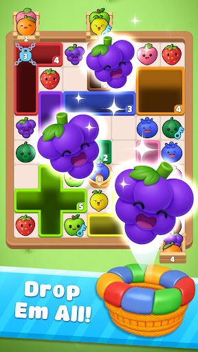 Drop Fruit Away: Color Puzzle ekran görüntüsü