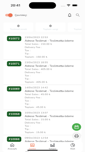 Restoran Kayıt - Neyiyek.com ekran görüntüsü