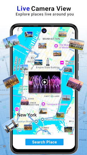 Earth Map App - Live Cam View ekran görüntüsü