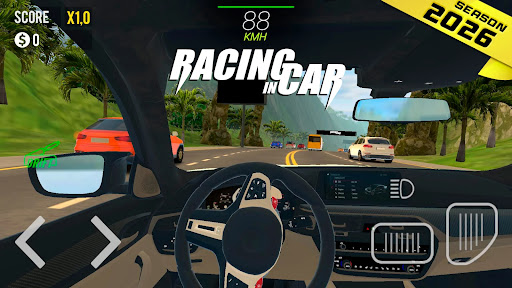Racing in Car 2021 ekran görüntüsü