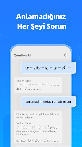 Question.AI: Matematik Çözücü ekran görüntüsü