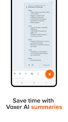Voxer Telsiz Bas-Konuş ekran görüntüsü