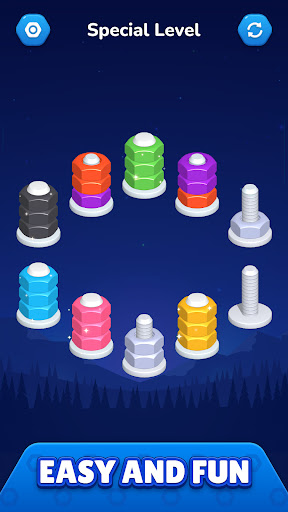Nut Sort - Color Sort Puzzle ekran görüntüsü