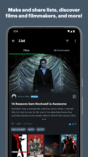 Letterboxd ekran görüntüsü