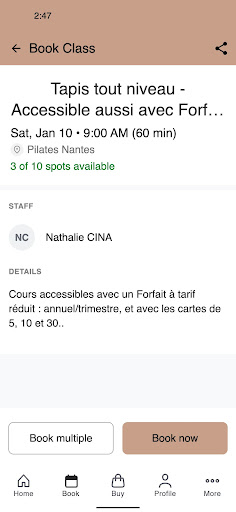 Pilates Nantes ekran görüntüsü