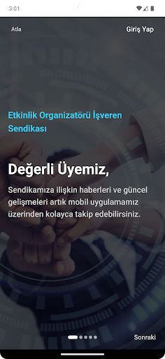 EOİŞ Sendikası ekran görüntüsü