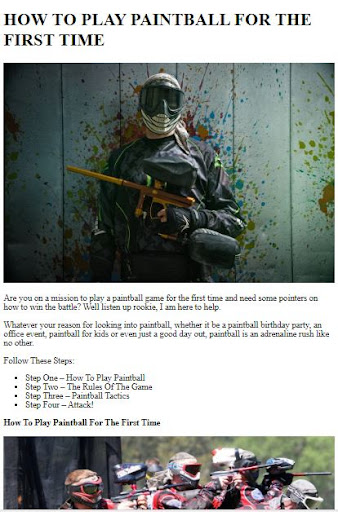 How to Play Paintball ekran görüntüsü