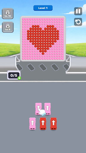 Bus Loop - Bubble Jam Puzzel ekran görüntüsü