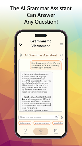 Grammarific Vietnamese Grammar ekran görüntüsü