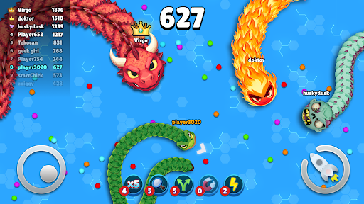 Snakes Zone .io: Battle Arena ekran görüntüsü