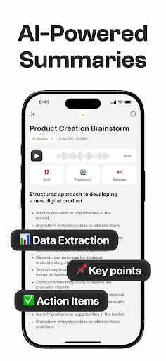 Notee: AI Meeting Note Taker ekran görüntüsü