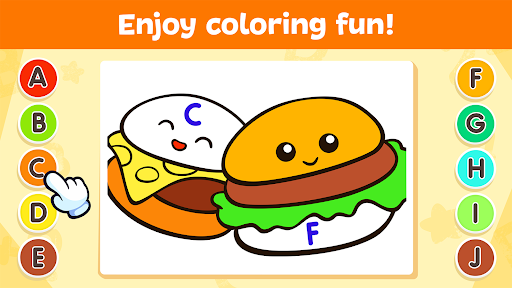 Coloring for Kids: By Number ekran görüntüsü