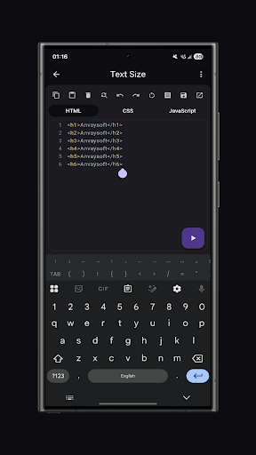 HTML Creator ekran görüntüsü