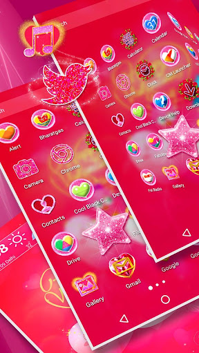 Valentine Day Launcher Theme ekran görüntüsü