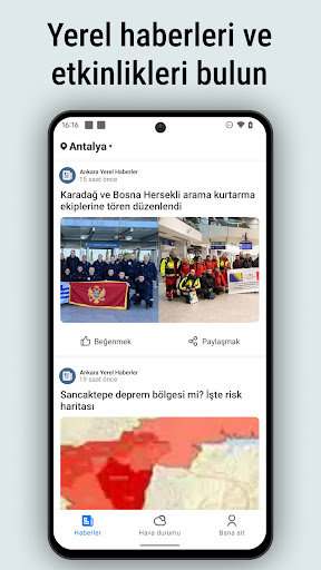 Yerel Hava Durumu ve Haberler ekran görüntüsü